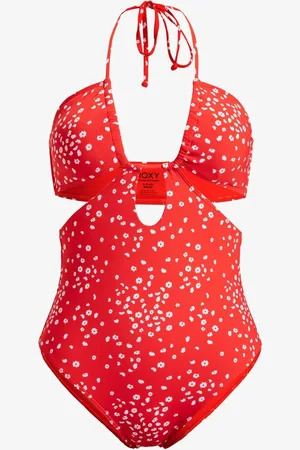 Roxy Ditsy Blomster Tryk Halterneck One Pieces Badedragtsmall