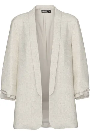 Pieces® 3/4 Ruched Sleeve BlazerXS 6