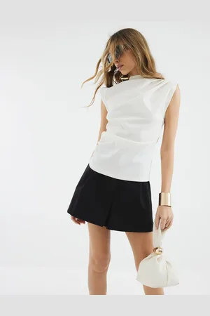 River Island Linen Structured Shorts34