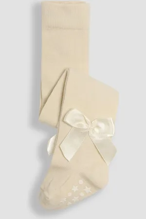 JoJo Maman Bébé Cotton Rich Tight With Bows5 - 6 år (110 - 116cm)