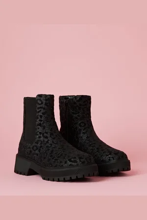 Lipsy London Leopard Chunky Ankle Chelsea Boot