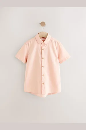Next Short Sleeves Linen Blend Shirt (3mths-16yrs)166168cm