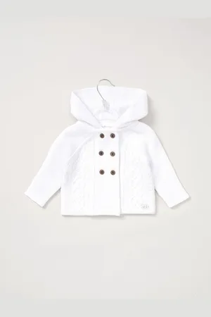 Rock-a-bye Baby Boutique 100% Cotton Double Knit Hooded Cardigan3 - 6 måneder (62 - 68cm)