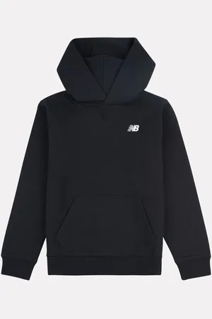 New Balance Lille Drenge Brush Back Logo Hættetrøje7 - 8 år (122 - 128cm)