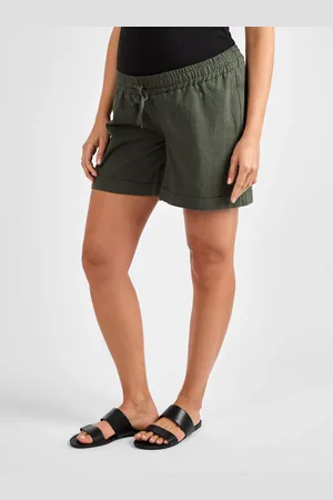JoJo Maman Bébé Maternity Linen Blend Shorts36