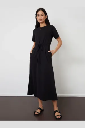 Threadbare Ruched Waist Jersey Midi Kjole42