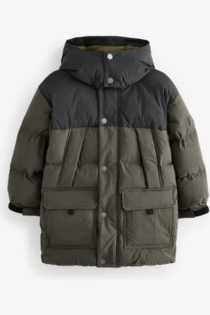 Next Premium polstret pufferfrakke med hætte (3-16år)14 år (164cm)