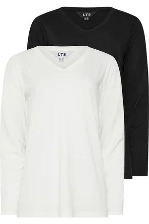 Long Tall Sally PREMIUM Tall 2 PACK V-Neck Tops36 Høj