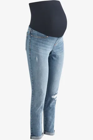 Séraphine Blå Post Maternity Boyfriend Jeans36
