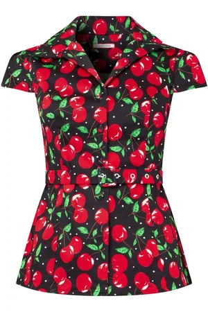 Joe Browns Cherry Vintage Belted Top42