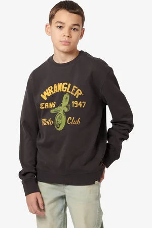 Wrangler Boys Moto Club Crew Sweatshirt140146cm