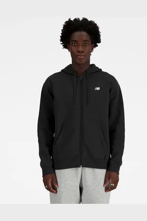 New Balance Mens Sport Essentials Logo French Terry Full Zip HoodieL