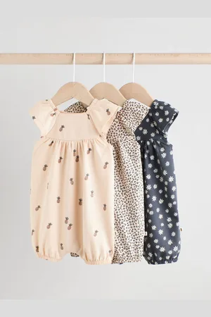 Next Baby Printed Rompers 3 Pack8692cm