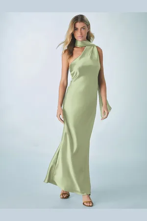 Next Bridesmaid Satin Maxi One Shoulder Scarf Neck Dress54