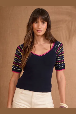 Love & Roses Chevron Sweetheart Top40