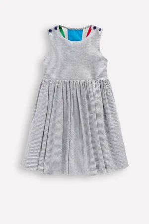 Boden Zadie Appliqué Back 100% Cotton Dress140146cm