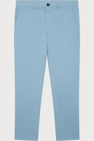 Paul Smith Regular Fit Blue Logo Chinos Trousers28r