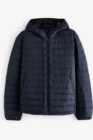 Next Vandafvisende Lightweight Med hætte Puffer Coat JakkeM Reg