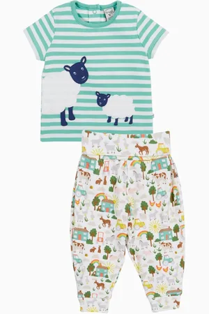 Frugi Frankie 100% Organic Cotton White Summer Outfit6874cm
