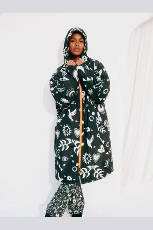 Never Fully Dressed Changing Robe with Borg Lining CoatS Reg