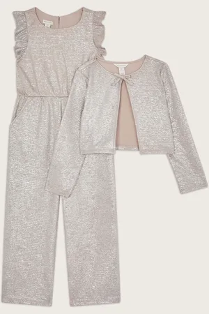 Monsoon Imogen Shimmer Jacket and Jumpsuit Set110116cm