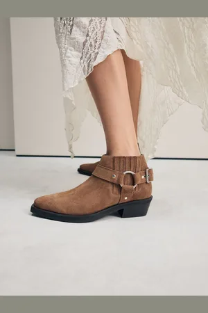 Next Forever Comfort Sele Spændet Western Ankel Støvlereu385