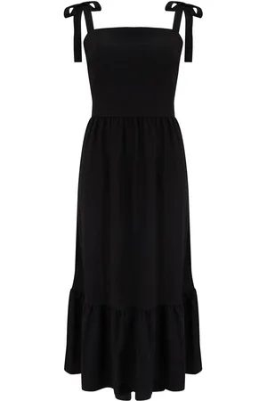 Pour Moi Laura Jersey Tie Strap Tiered Midi Dress42