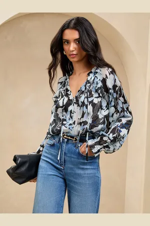 Lipsy London Floral Ruffle Blouse44