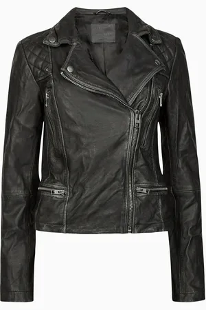 AllSaints Allsaints Cargo Læder Biker Jakke36