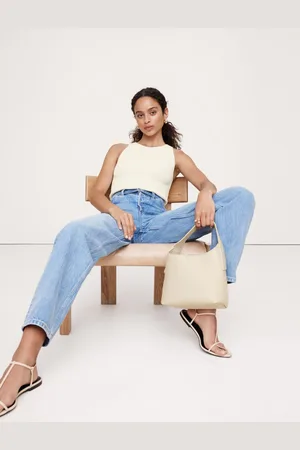 Banana Republic Cece Sculpted Ribbed TopS