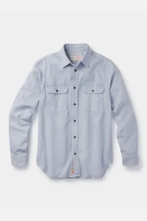 Aubin Blue Rigsby 100% Cotton ShirtL