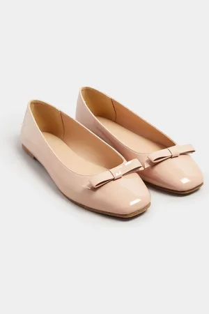 Long Tall Sally Patent Sløjfe Ballet Pumps8