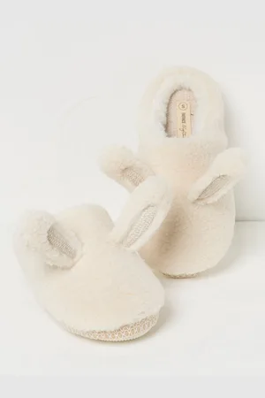 Fat Face FatFace Bunny Slipper MulesS