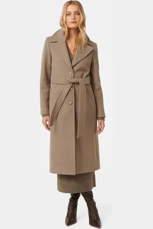 Forever New Rowan Enkeltradet Wrap Coat