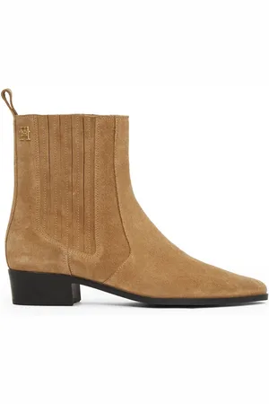 Tommy Hilfiger Ruskind Cowboy Chelsea Støvler