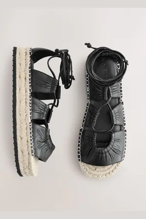 Next Lace-Up Espadrille Flatform Sandalseu42