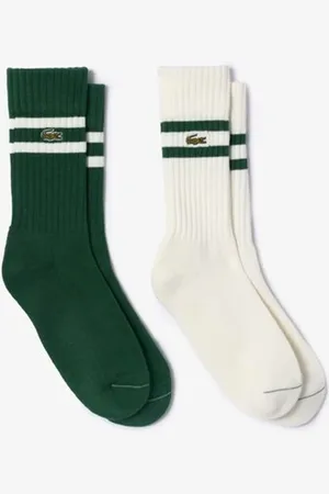 Lacoste Green/Grey Socks 2 PackDE 40-43