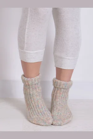 Totes Dame Chunky Rib Slipper SokkerEn