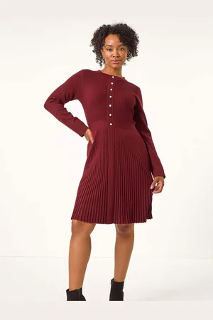 Roman Petite Pearl Detail Strikket Kjole42