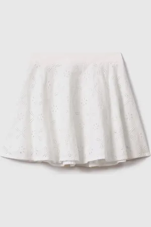 Reiss Nella Cotton Broderi blondeskørt158164cm