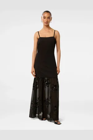 Forever New Petite Carmel Embellished Slip Maxi Dress40
