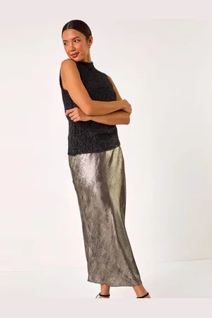Roman Bias Cut Midi Skirt38