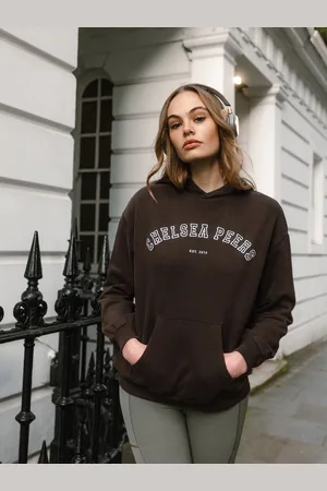 Chelsea Peers Økologisk Bomuld Broderet Logo Hættetrøje44