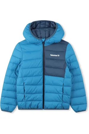 Timberland 2 Tone Logo Hooded Puffer Coat10 år (140cm)