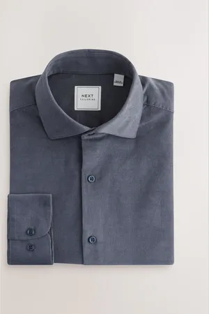 Next 100% Cotton Cord Shirt with Cutaway CollarXL