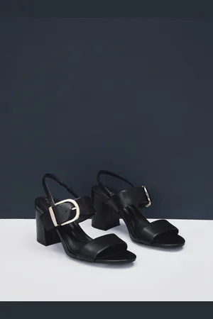 Next Forever Comfort Premium læder med Motionflex Buckle Block hæle Slingback Sandaler6