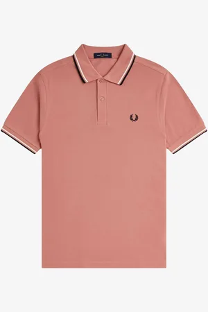 Fred Perry Poloskjorte med dobbelt stribe på kraveX-Large