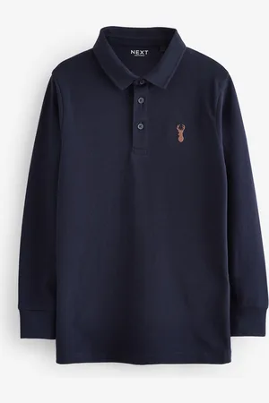 Next Langærmet poloshirt (3-16år)10 år (140cm)