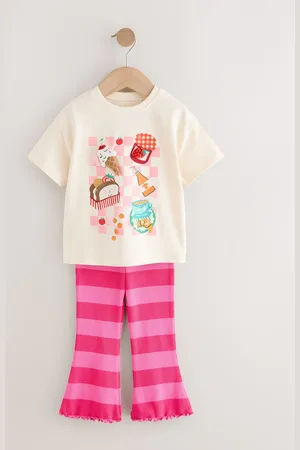 Next Short Sleeve T-Shirt and Flare Leggings Set (3mths-7yrs)9298cm