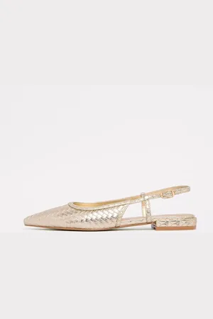 Lipsy London Flat Pointed Toe Faux Leather Ballerina Pumpseu42